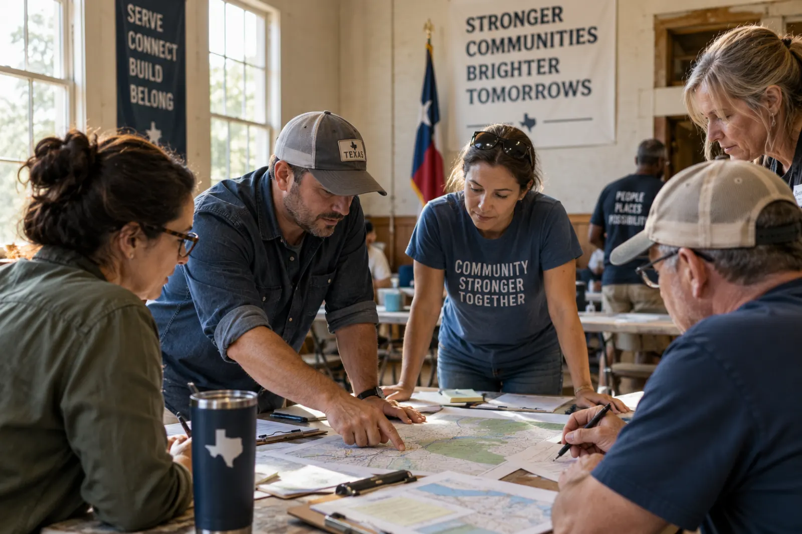 Animal advocates planning their work together